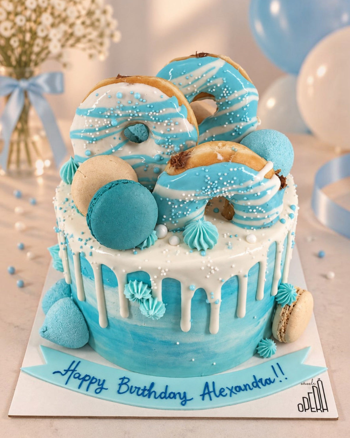 Blue donats