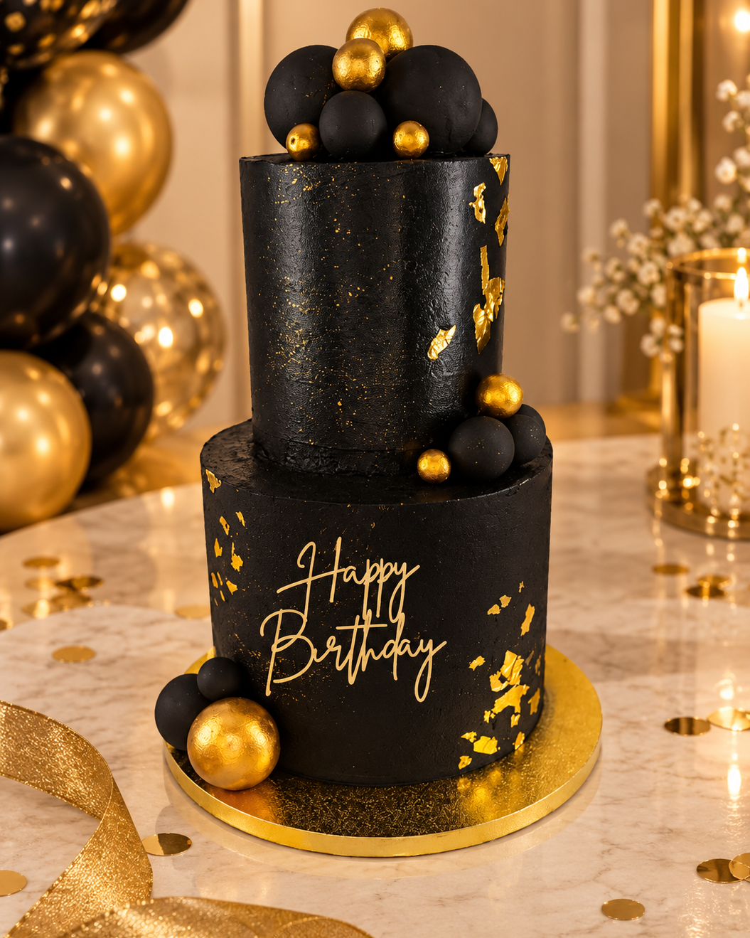 Black & Gold Birthday