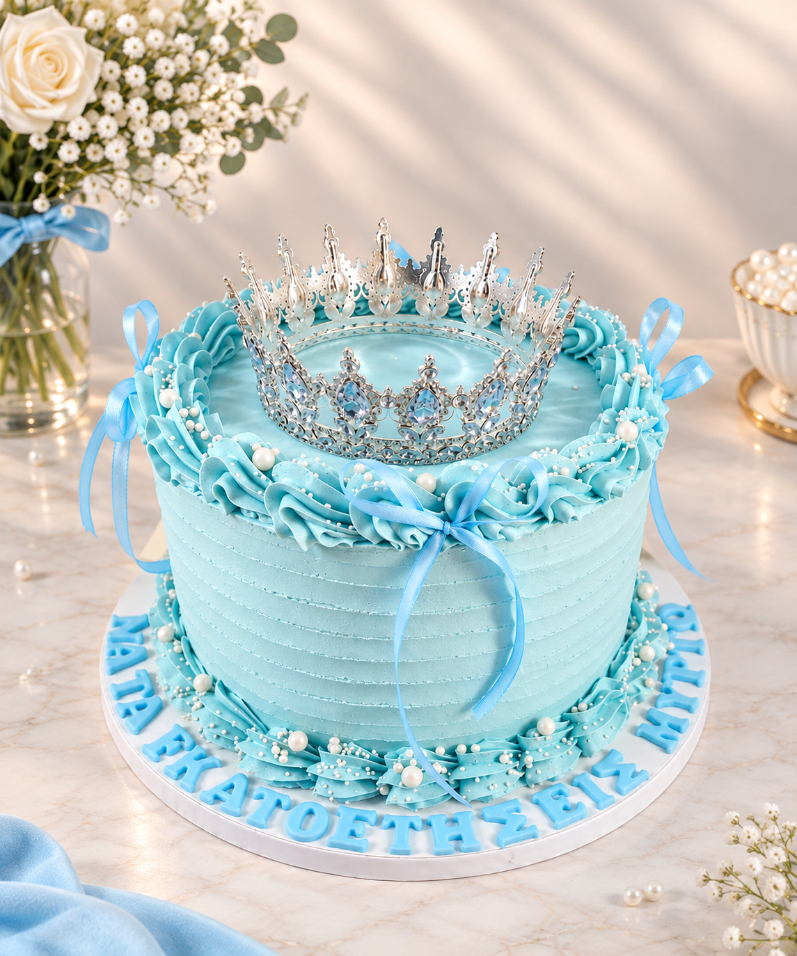 Royal blue princess
