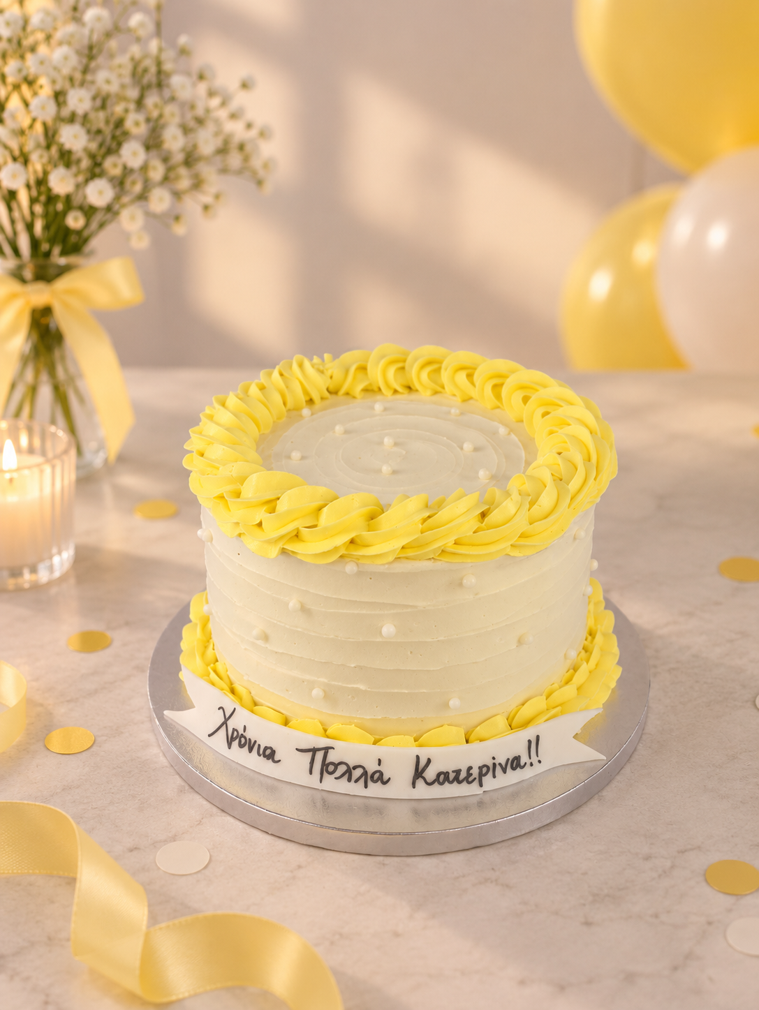 Sunny Yellow Vintage Celebration