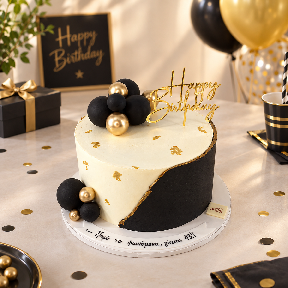 Black & Gold Birthday